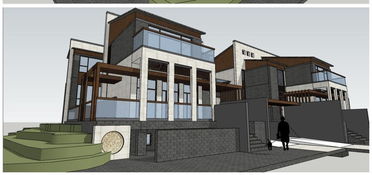 精品現(xiàn)代風(fēng)格獨(dú)棟別墅SU模型設(shè)計(jì)圖解析與獲取