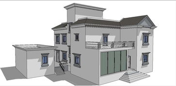 精品中式風(fēng)格仿古建筑別墅SU模型設(shè)計(jì)素材鑒賞